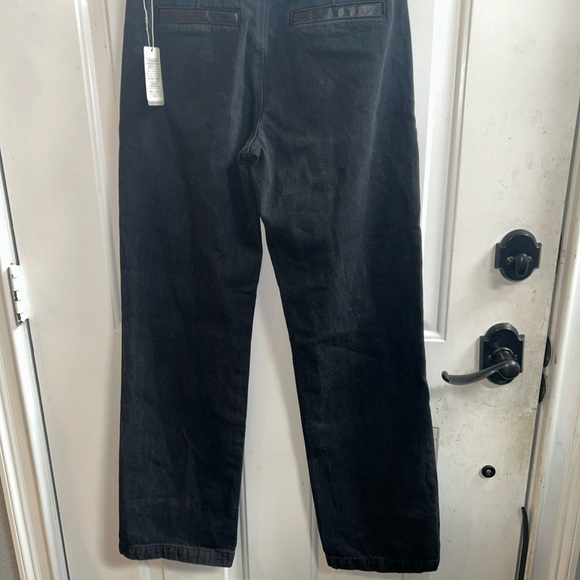 new Favorite Daughter Jeans The Taylor Trouser NORWAY black jeans Sz 24 - Picture 9 of 16